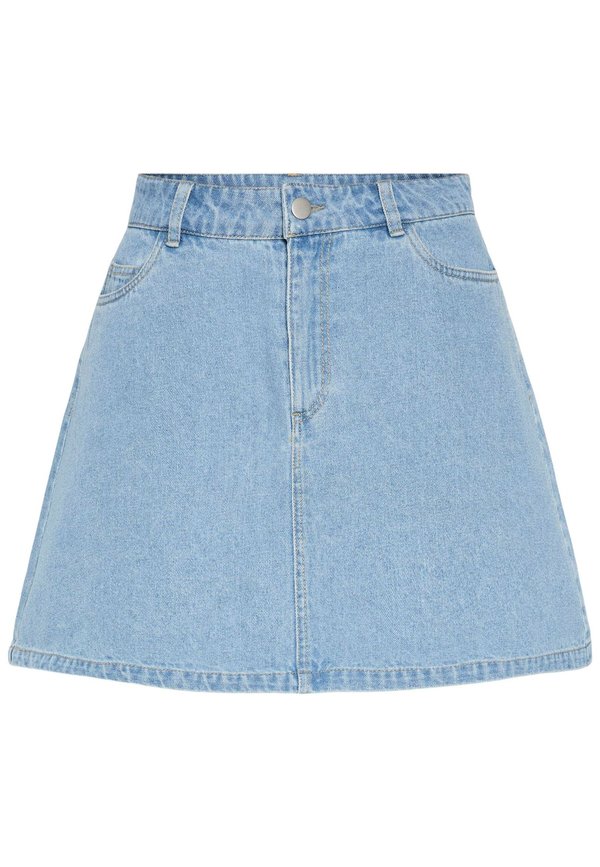 PCABBI A SHAPE SKIRT - Denim skirt2