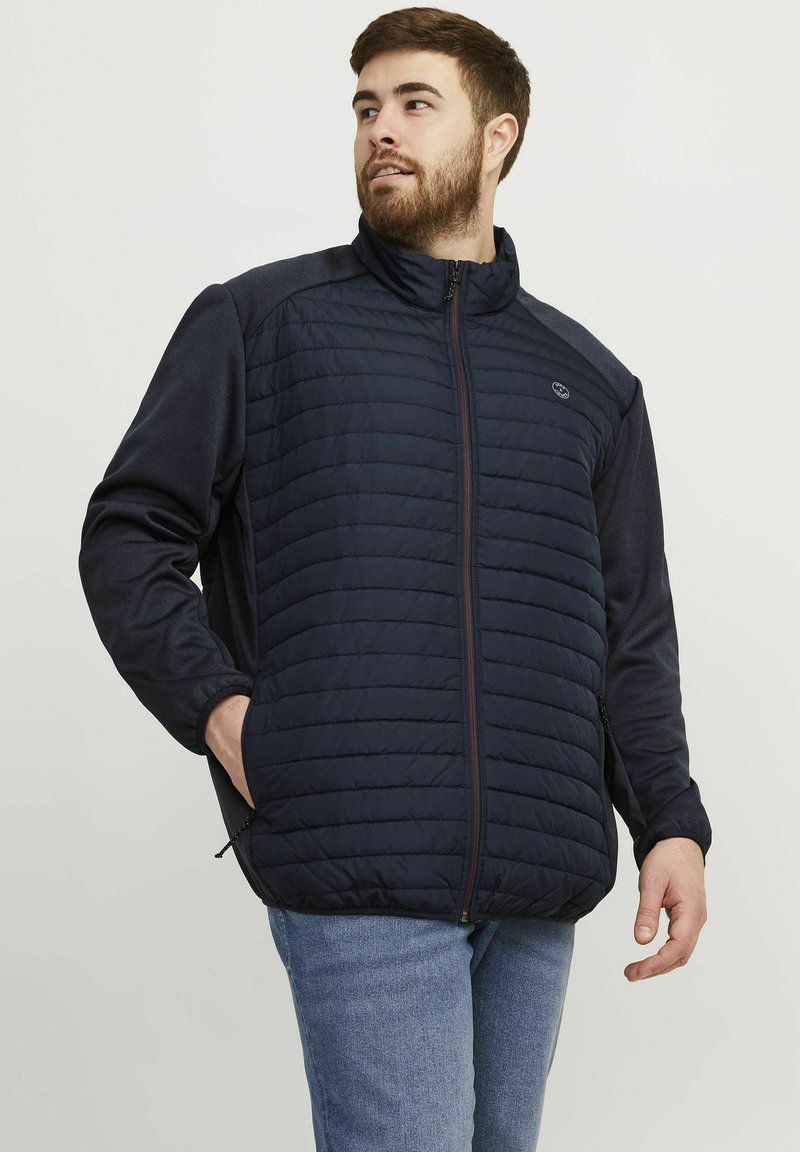 Jack & Jones - PLUS SIZE   - Vinterjacka - navy blazer, Förstora