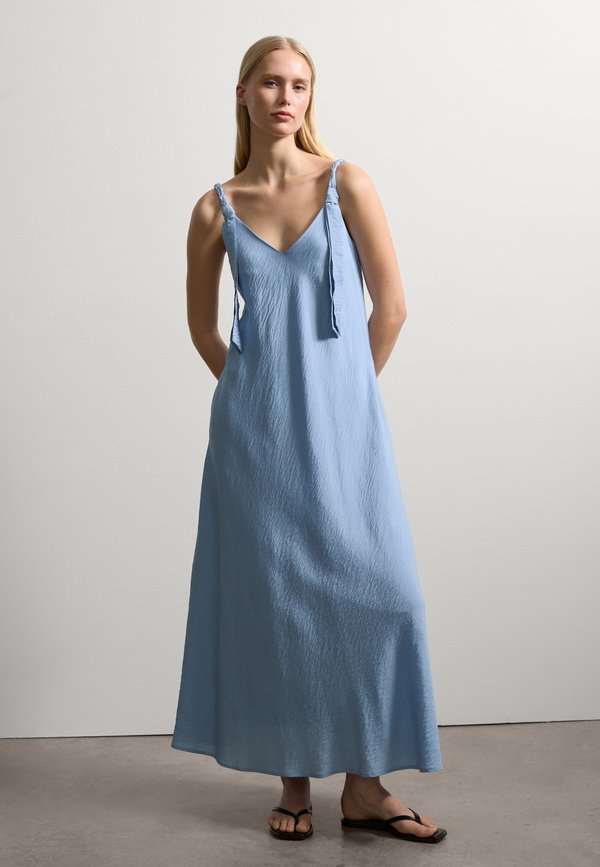 SLIP WITH STRAPS - Maxikleid - azure
