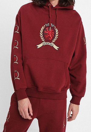 Jersey con capucha - bordeaux