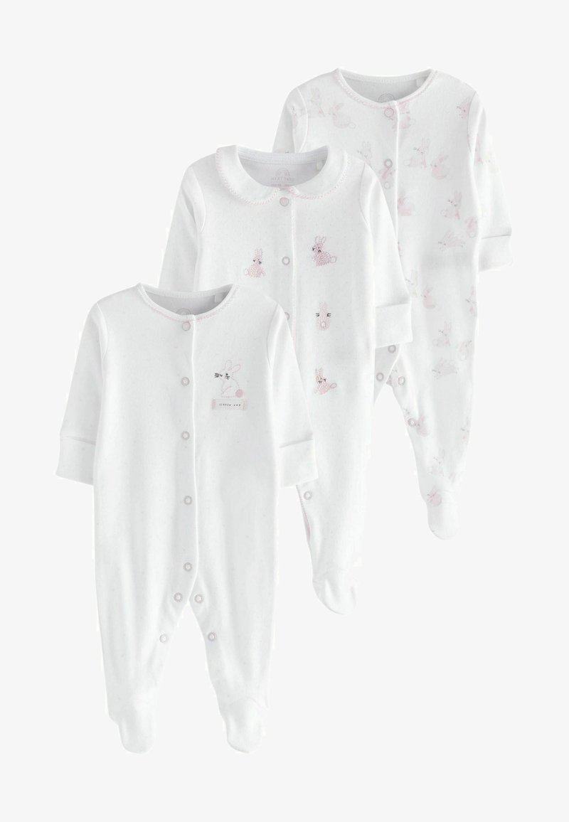 Next EMBROIDERED DETAILS 3 PACK - REGULAR FIT - Overal na spanie - pink