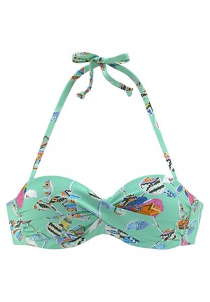 Sunseeker, Bikini-Top - türkis-bunt