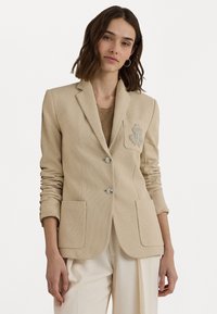 Lauren Ralph Lauren BULLION JACQUARD BLAZER - Blazer - explorer sand