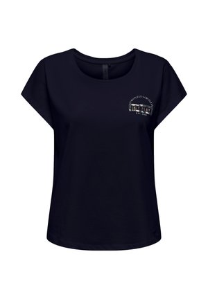 AUB-SAVE LIFE KURZARM - Sports T-shirt - dunkelblau