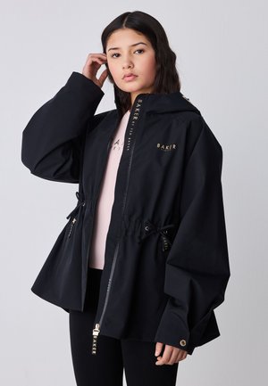 Baker by Ted Baker, REGULAR FIT - SHOWER RESISTANT SHORT WAISTED RAINCOAT . - Parkatakki - black