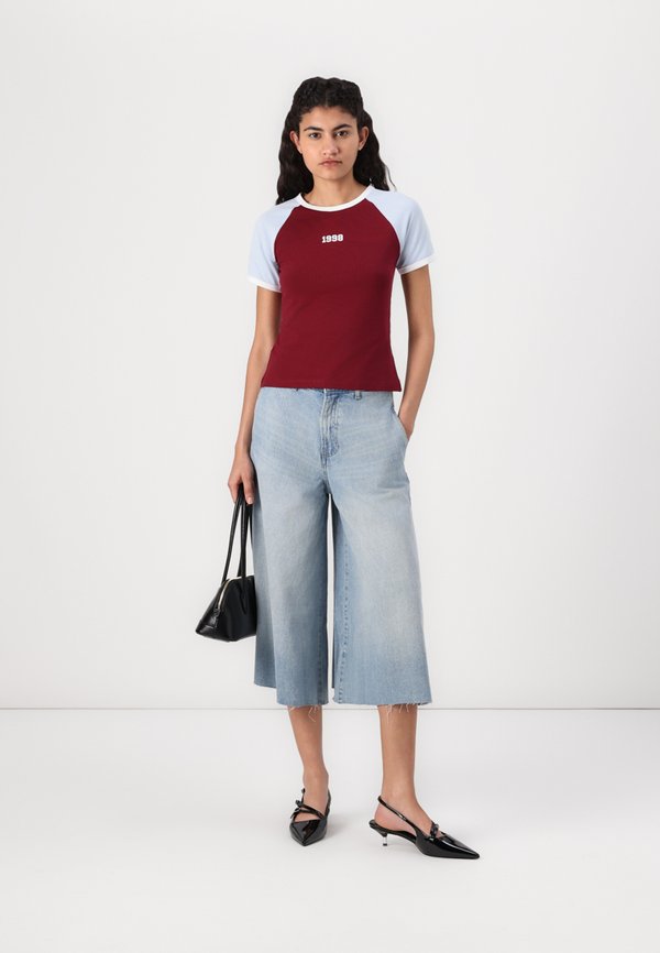 JXGIGI CONTRAST TEE - Print T-shirt2