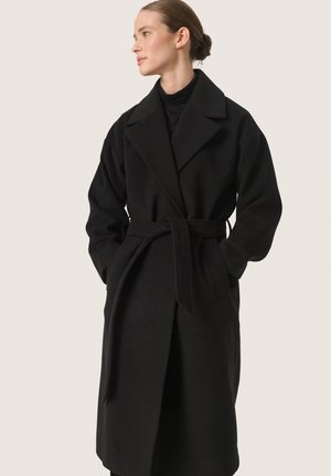Soaked in Luxury RUBIE BELTED  - Klassischer Mantel - black