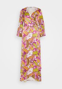 LELA FLORAL WRAP DRESS - Maksi garuma kleita - multicolor