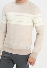 Pier One Pullover - mottled beige