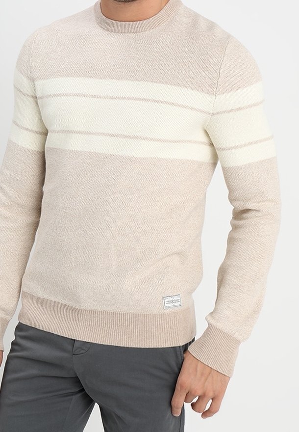 Pier One Pullover - mottled beige