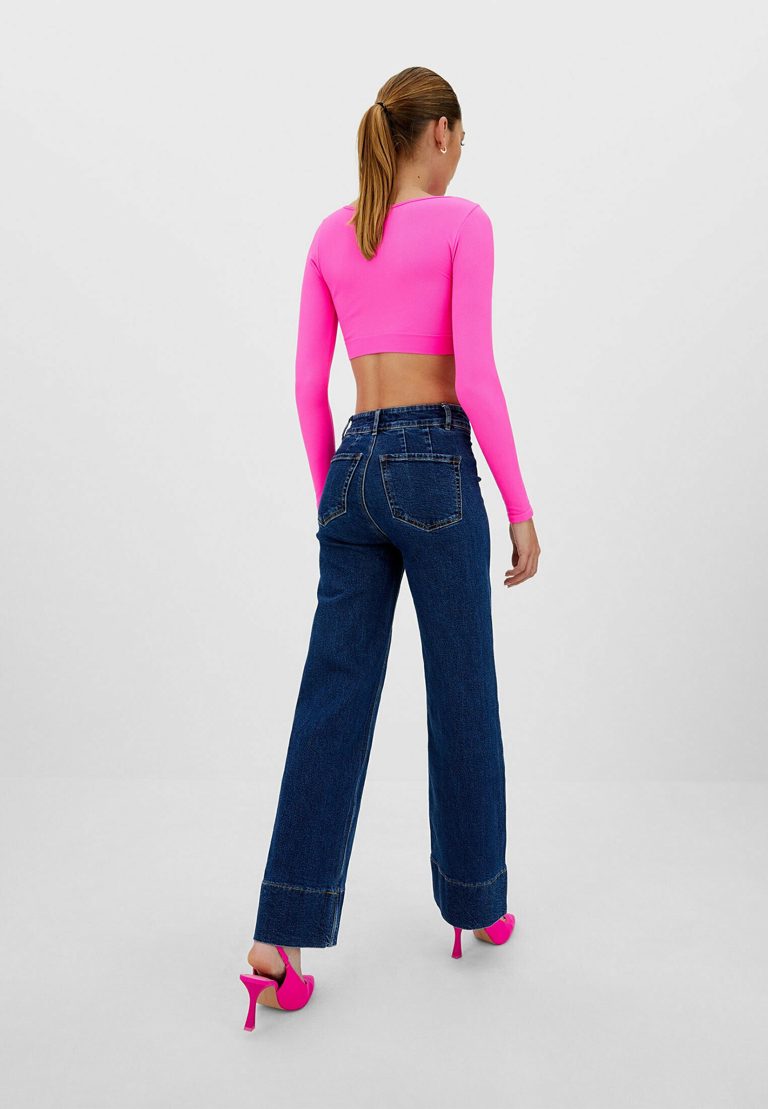 Stradivarius Jeans a zampa - light blue/celeste - Zalando.it