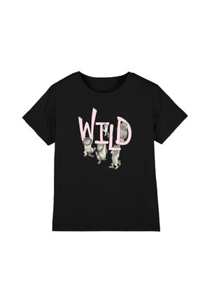 Cotton Soul, WHERE THE WILD THINGS ARE/WILD UNISEX - T-Shirt print - black