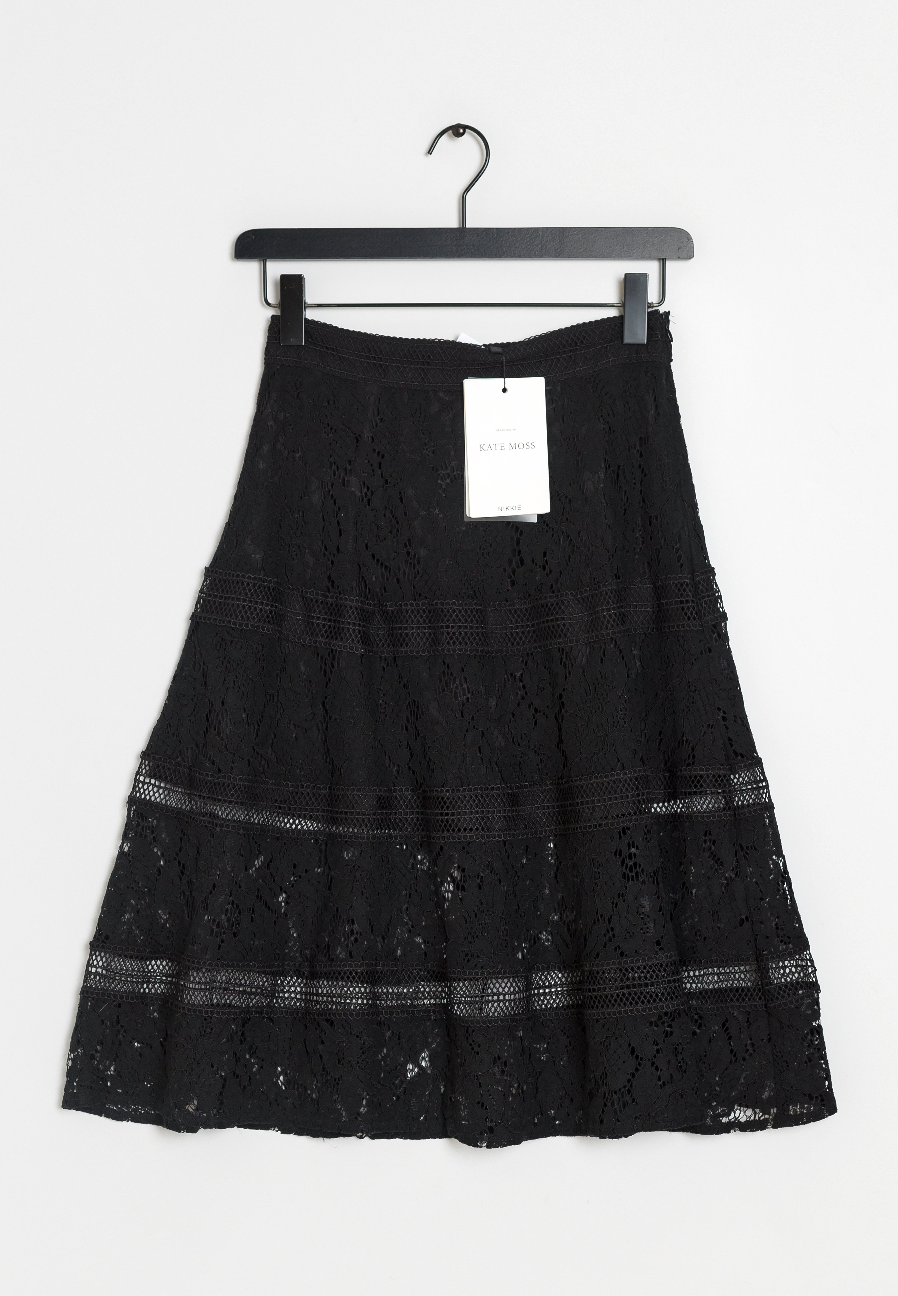 NIKKIE A-lijn rok - black/zwart - (Pre-owned) - Zalando.be