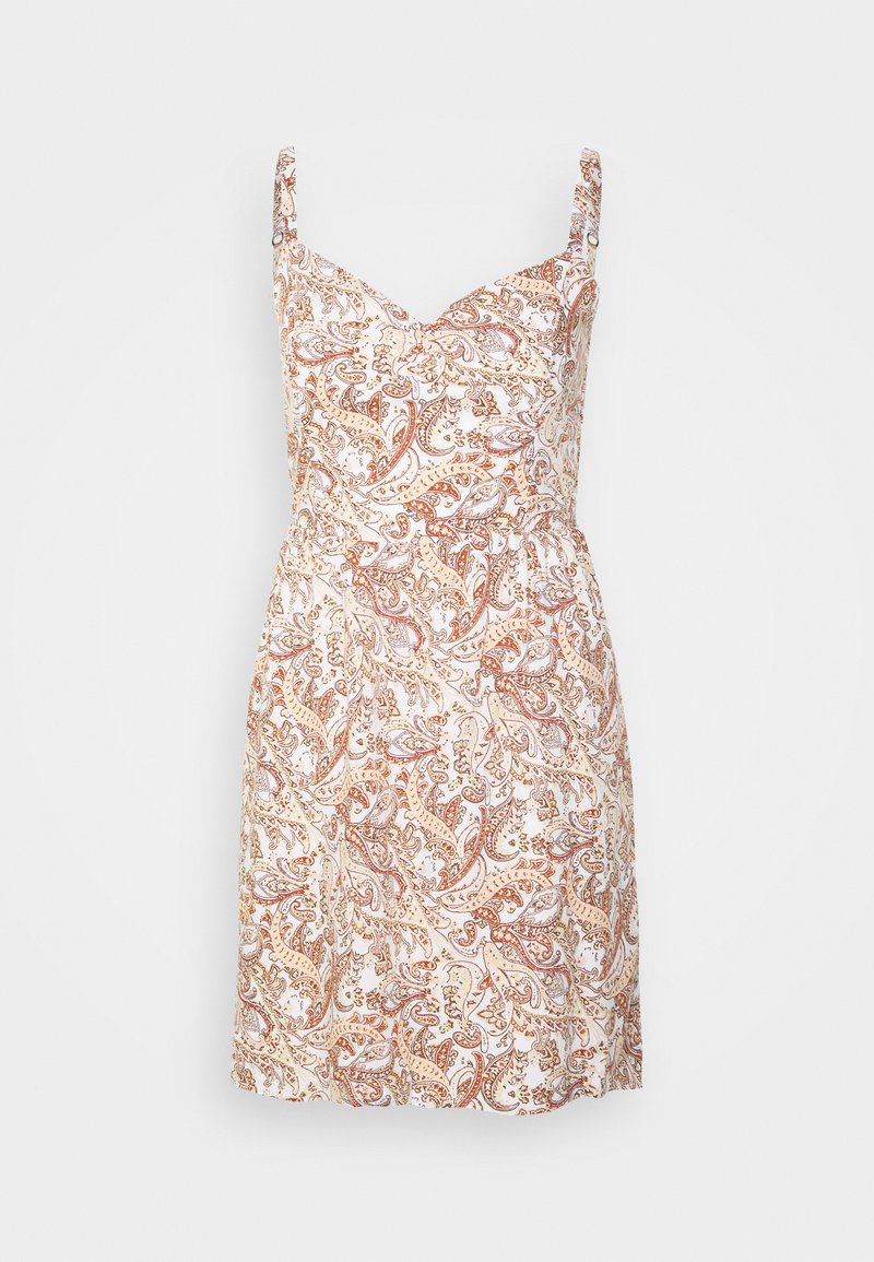 Damen Freizeitkleider | Hollister Co. SHORT DRESS Freizeitkleid light toned/beige - LW93674 Damen Freizeitkleider | Hollister Co. SHORT DRESS Freizeitkleid light toned/beige - LW93674