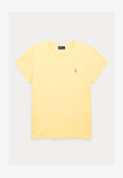Polo Ralph Lauren COTTON JERSEY CREWNECK T-SHIRT - Navadna majica - corn yellow