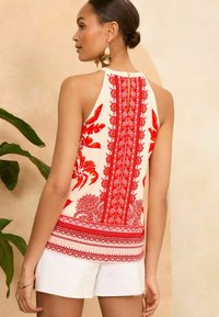 Love & Roses Tops - red paisley