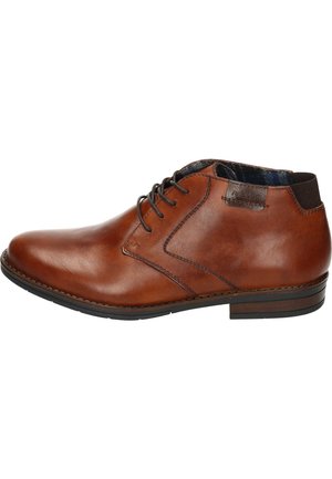 Lace-up ankle boots - peanut toffee
