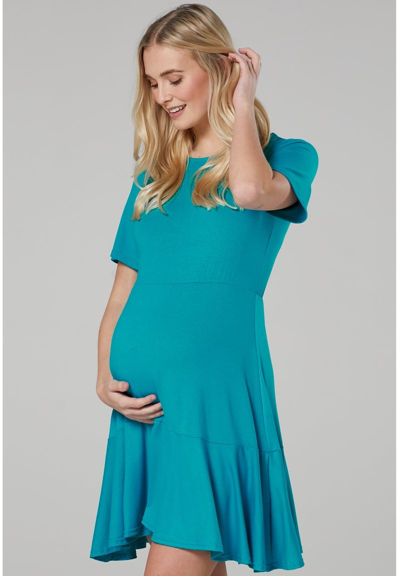 Damen Freizeitkleider | Chelsea Clark MATERNITY Jerseykleid morski/hellblau - NM82272 Damen Freizeitkleider | Chelsea Clark MATERNITY Jerseykleid morski/hellblau - NM82272
