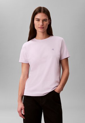 Calvin Klein Jeans MONOGRAM - Navadna majica - island lilac