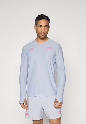 adidas Performance TEE  - Long sleeved top - halo silver-coloured
