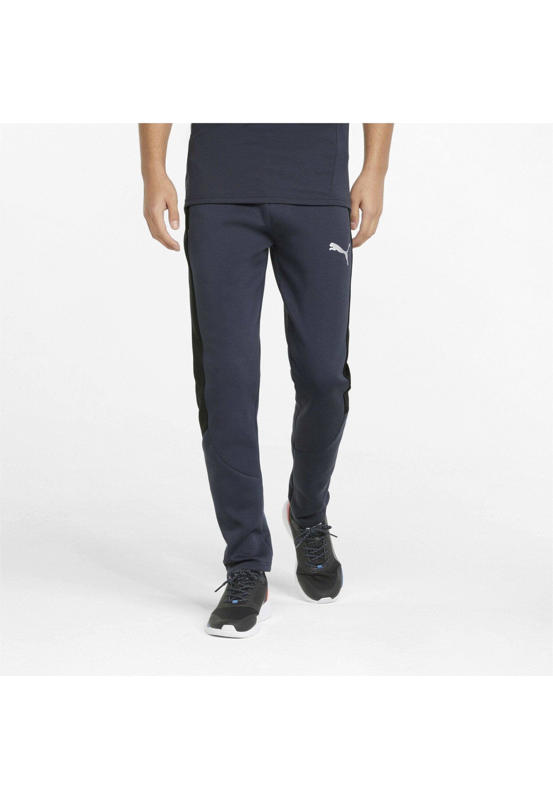 puma tracksuit bottoms blue