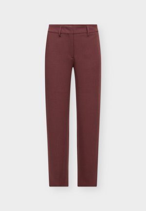 Selected, SLFRITA WIDE - Wide Leg - cherry mahogany detail:melange