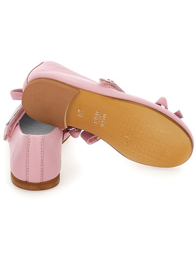 Monnalisa CON FIOCCHINO - Bokapántos balerina cipők - rosa fairytale
