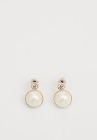 Boucles d'oreilles - gold-coloured/white