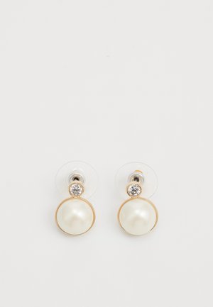 Ohrringe - gold-coloured/white