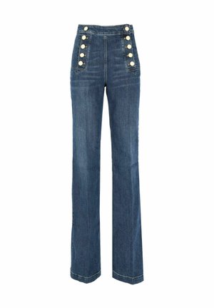 Elisabetta Franchi Vaqueros a campana - blu