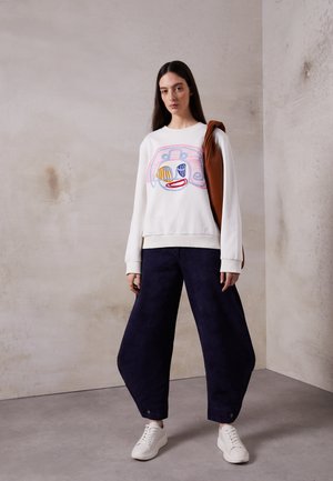 PILE PANTS - Straight leg -farkut - blue wash