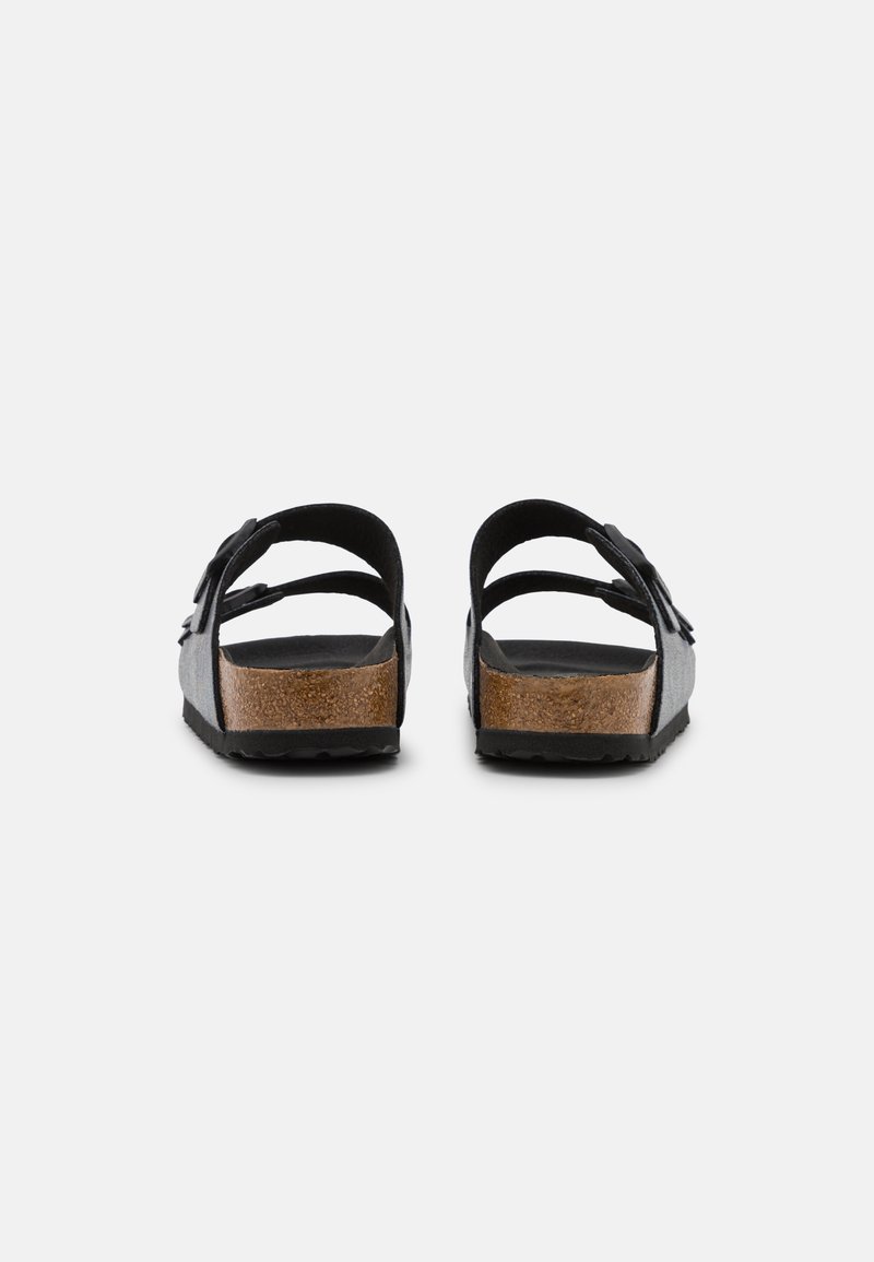 Damen Sneaker | Birkenstock ARIZONA MF VEGAN NARROW Hausschuh iridescent black/schwarz - AL20973 Damen Sneaker | Birkenstock ARIZONA MF VEGAN NARROW Hausschuh iridescent black/schwarz - AL20973