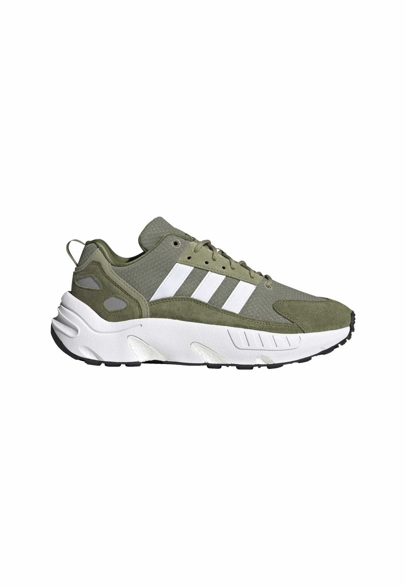 adidas gazelle silver green womens ADIDAS OZMILLEN Size 13 White Beige Mesh Chunky Sneakers main image 0