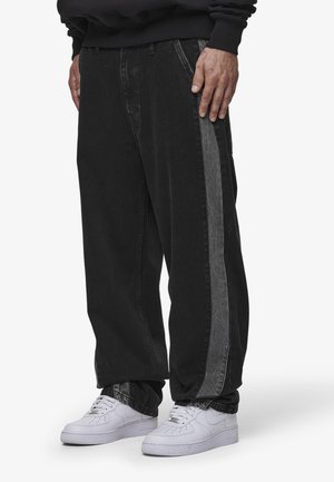 Pegador THAYER BAGGY - Baggy Jeans - washed black