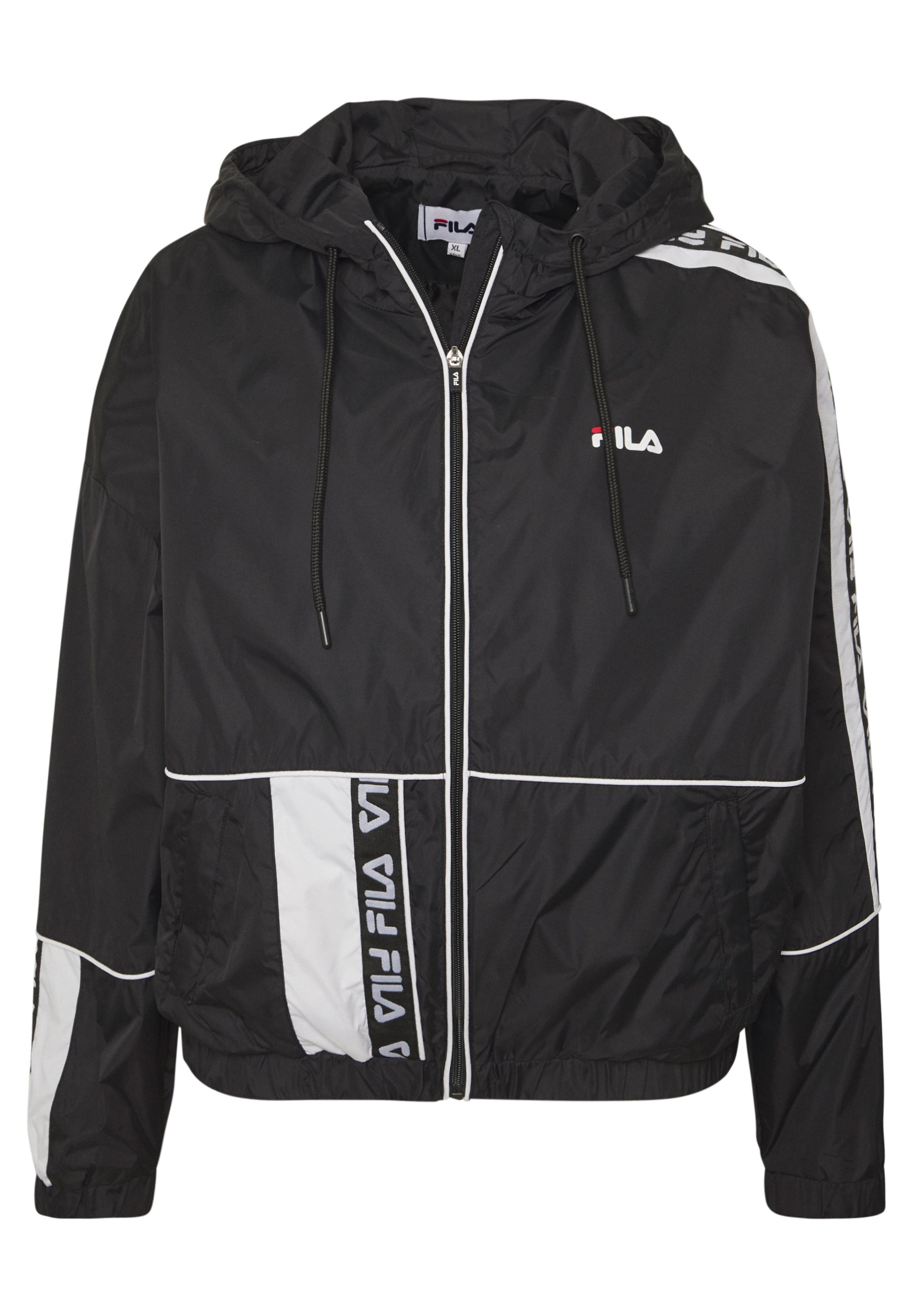 fila windbreaker black