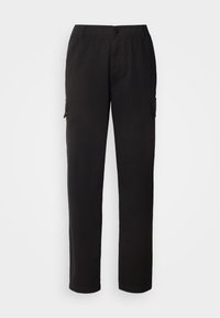 REGULAR STRAIGHT - Pantalones cargo - black