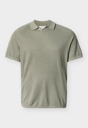 Jack & Jones, JJHILL SPLIT NECK  - Polo shirt - vetiver
