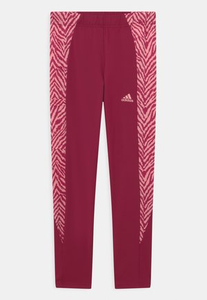 SEA TIGHT UNISEX - Legingi - legacy burgundy/glory pink