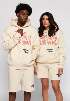 OVERSIZE THOSE WHO SUFFER - Felpa con zip - angora