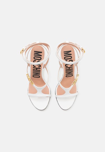 MOSCHINO DONNA - Kõrge kontsaga sandaalid - bianco