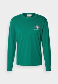 MEDIUM ARCHIVE SHIELD - Langarmshirt - deep forest green