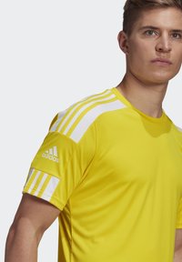 adidas Performance SQUADRA 21 TRIKOT - T-shirt print - yellow