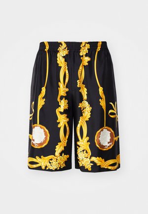 Versace, MEDUSA CAMEO PRINT - Lühikesed püksid - black/gold