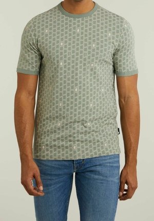 T-shirt med print - green
