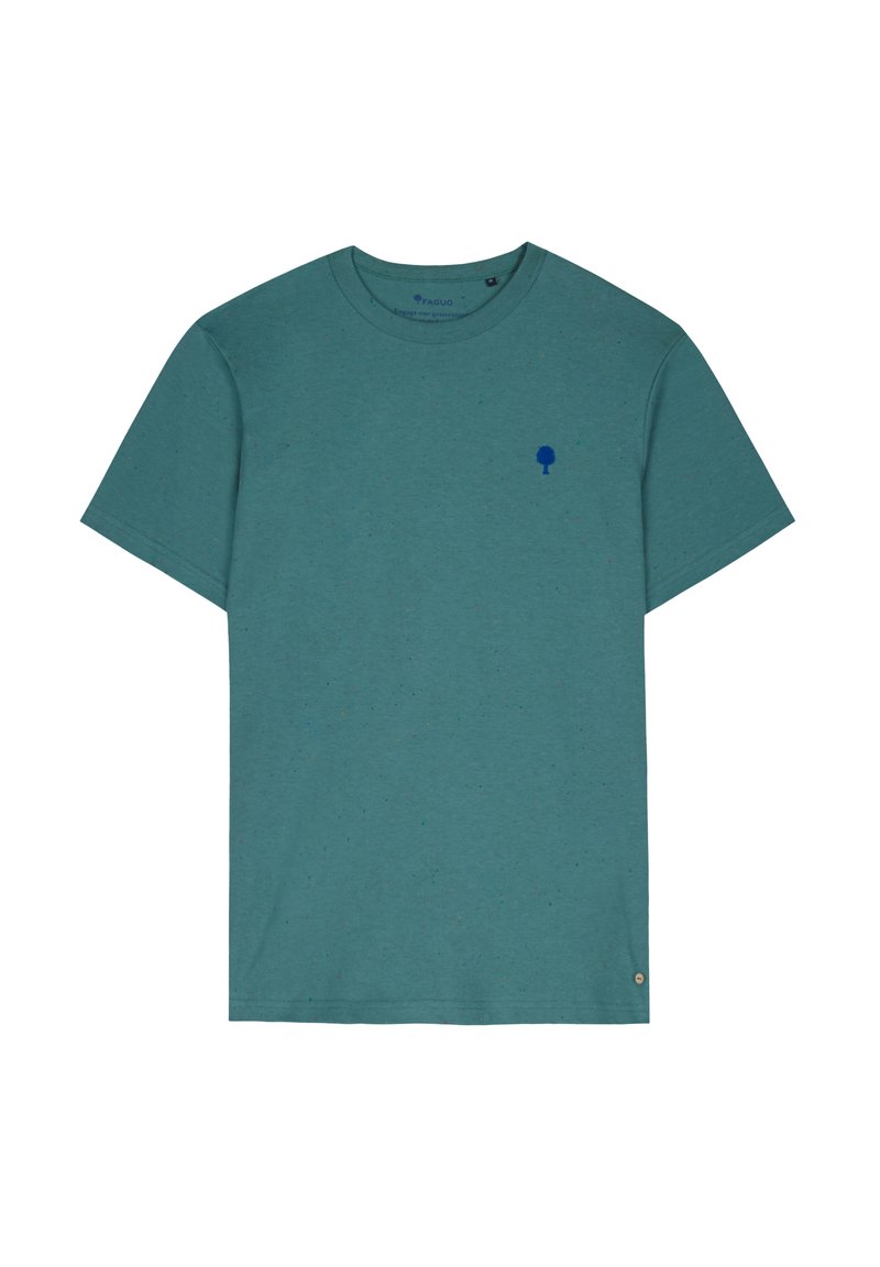 Faguo T-shirt basic groen Faguo T-shirt basic groen