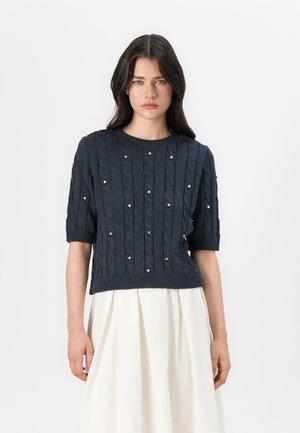 ONLY ONLSUSSI LIFE DECO CABEL - Pulover - ombre blue