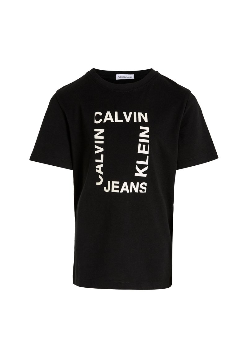 Calvin Klein Jeans T-shirt print zwart