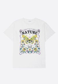 T-shirts med print - cream