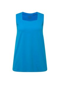 LONG  CARREE-AUSSCHNITT ÄRMELLOS - Top - sapphire blue