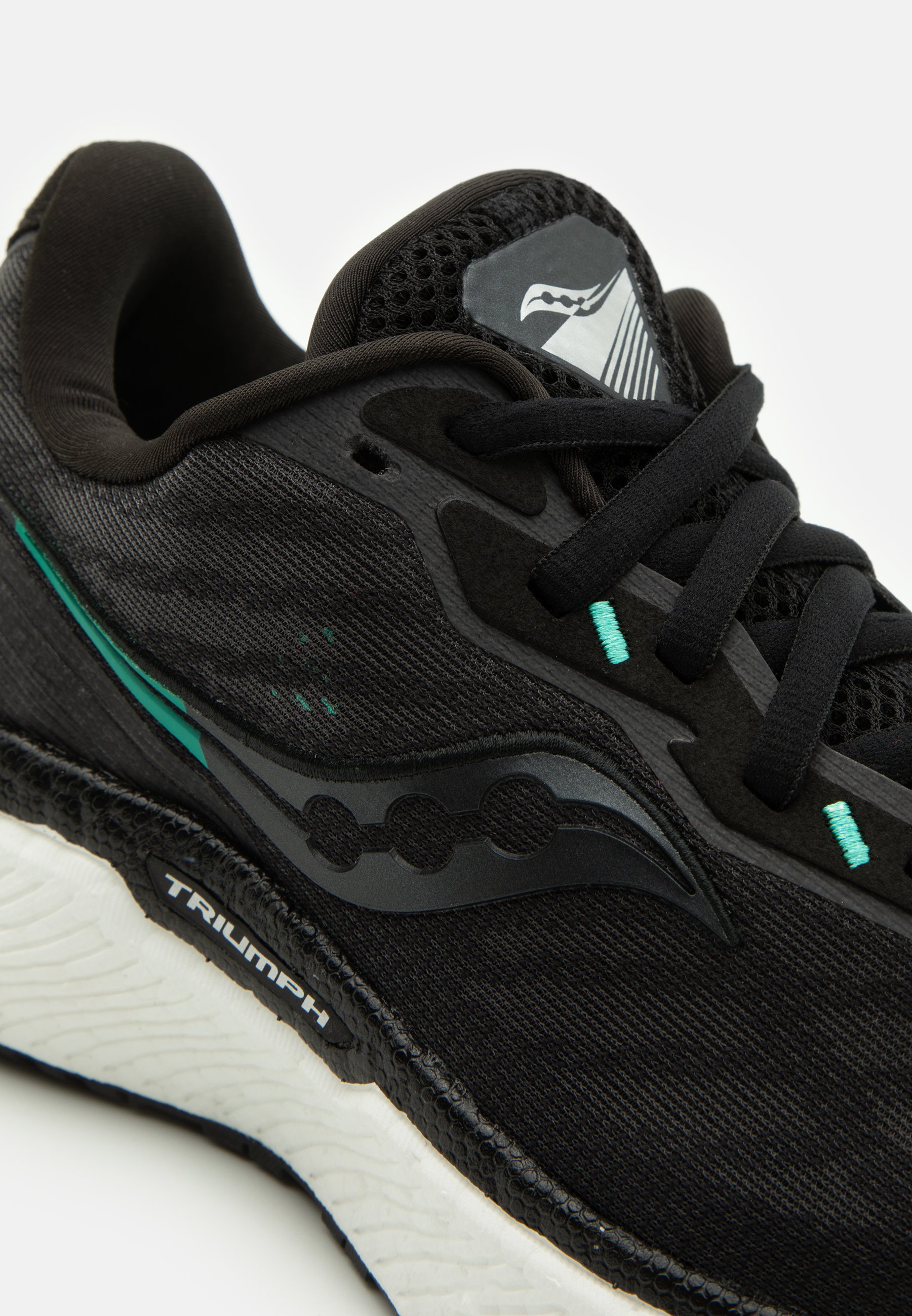 Saucony TRIUMPH 19 - Hardloopschoenen neutraal - black/white/Zwart -  Zalando.nl